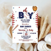 Honkbal Sport Little Slugger Boy Baby shower Kaart