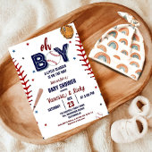 Honkbal Sport Little Slugger Boy Baby shower Kaart