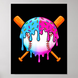 Honkbal Sport Respecteer De Drip Jongens Honkbal _ Poster