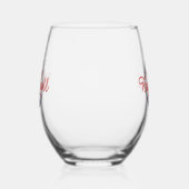 Honkbal Sport Stemless Wijnglas Drinkware Wijnglas Zonder Voet (Rechts)
