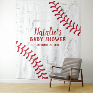Honkbal sport thema baby shower achtergronden wandkleed