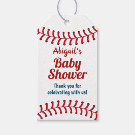 Honkbal Sport Thema Baby shower Favor Cadeaulabel