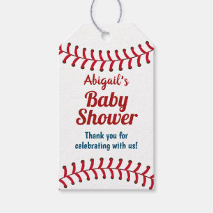Honkbal Sport Thema Baby shower Favor Cadeaulabel