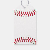 Honkbal Sport Thema Baby shower Favor Cadeaulabel (Achterkant)