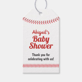Honkbal Sport Thema Baby shower Favor Cadeaulabel