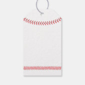 Honkbal Sport Thema Baby shower Favor Cadeaulabel (Achterkant)