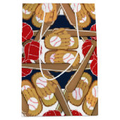 Honkbal Sport Verjaardag Party Gift Bag Medium Cadeauzakje (Voorkant)