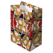 Honkbal Sport Verjaardag Party Gift Bag Medium Cadeauzakje (Voorkant Gekanteld)