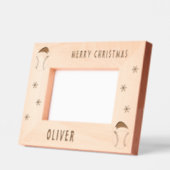 Honkbal Sport Vrolijke Kerstnaam Gegraveerde Lijstjes (Links)