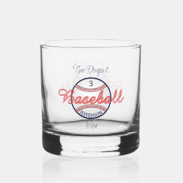 Honkbal Sport Whiskey Rocks Glas Drinkware