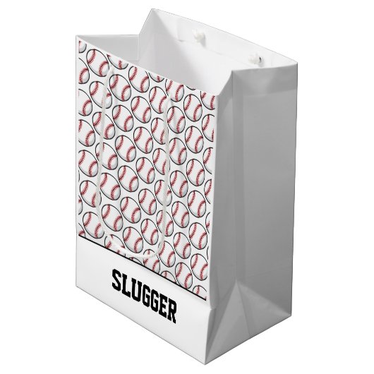 Honkbal Sportballen NAAM Alle American Classic Medium Cadeauzakje (Voorkant Gekanteld)