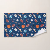 Honkbal sporten Patroon Bad Handdoek (Handdoek)