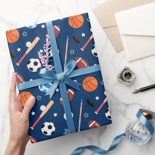 Honkbal sporten Patroon Cadeaupapier (Geschenken)