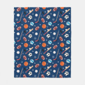 Honkbal sporten Patroon Fleece Deken (Voorkant)