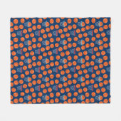 Honkbal sporten Patroon Fleece Deken (Voorkant (Horizontaal))