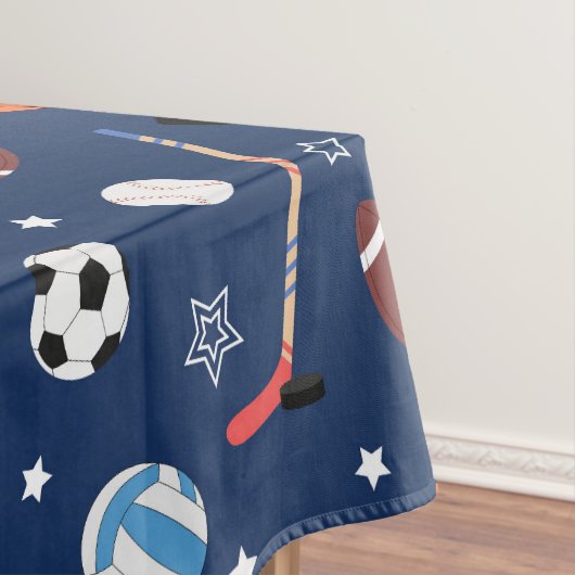 Honkbal sporten Patroon  Tafelkleed (Voorbeeld)