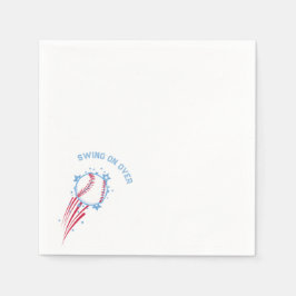 Honkbal Sportieve Verjaardag voor Kinderen Servet