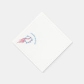 Honkbal Sportieve Verjaardag voor Kinderen Servet (Hoek)