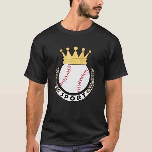 Honkbal - Sportkoning T-shirt (Voorkant)