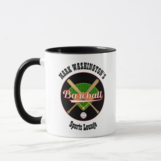 Honkbal sportlounge mok (Links)