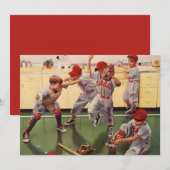 honkbal sportteam, jongens ruwbouw (Voorkant / Achterkant)