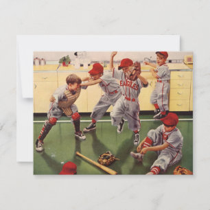 honkbal sportteam, jongens ruwbouw kaart