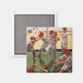  honkbal sportteam, jongens ruwbouw magneet (Voorkant / Achterkant)