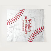 Honkbal sportthema baby shower achtergronden wandkleed (Voorkant (horizontaal))