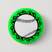 honkbal, stam. ronde button 5,7 cm (Voorkant)