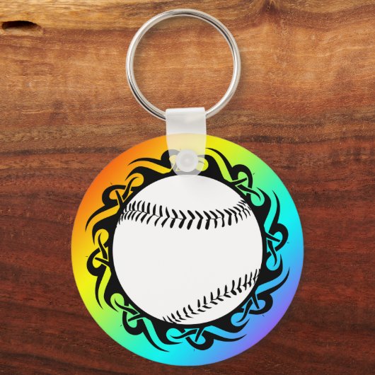 honkbal, stam. sleutelhanger (Voorkant)