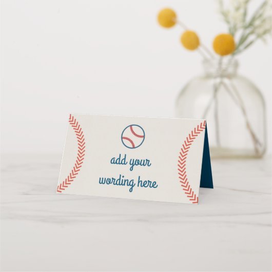  honkbal steken en bal plaatskaartje (Voorkant)