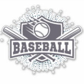 Honkbal Sticker (Voorkant)