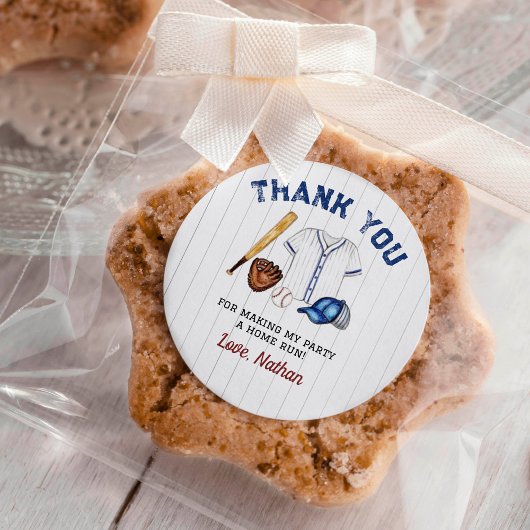 Honkbal Sticker Labels Verjaardagsfeest