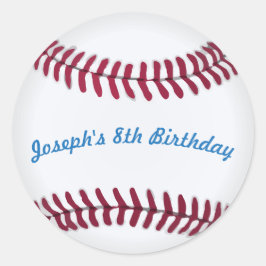 Honkbal Stickers met aangepaste woorden