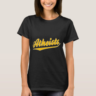 Honkbal stijl team atheïst T-shirt