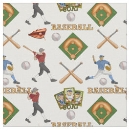 Honkbal stof met spelers in actie