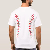 Honkbal T-shirt (Achterkant)
