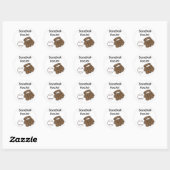 Honkbal T-shirts en cadeaus Ronde Sticker (Vel)