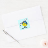 Honkbal T-shirts en cadeaus Vierkante Sticker (Envelop)