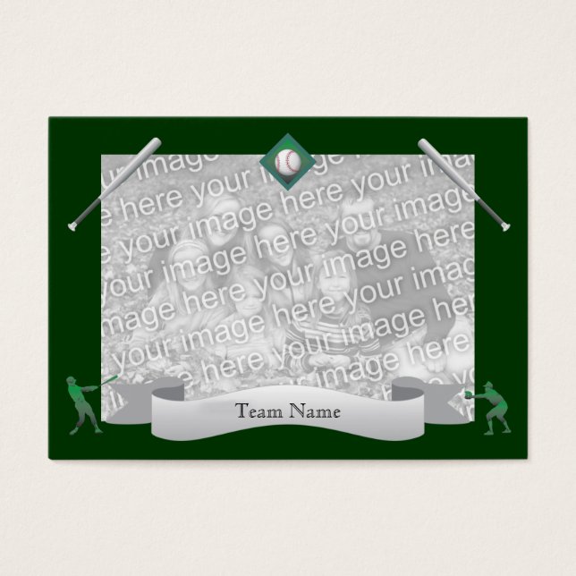 Honkbal Team Kaart (Voorkant)