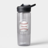 Honkbal Team Naam Jongens Meisjes Gepersonaliseerd Waterfles (Links)