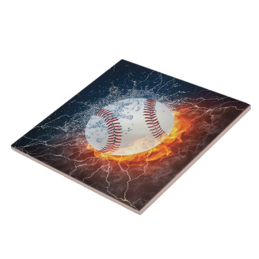 honkbal tegeltje (Zijkant)