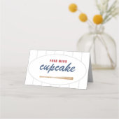 Honkbal Tent Menu Kaart (Voorkant)