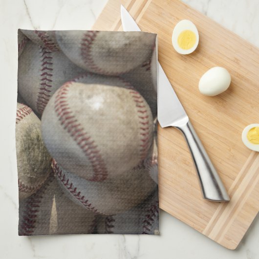 Honkbal Theedoek (Quarter Fold)