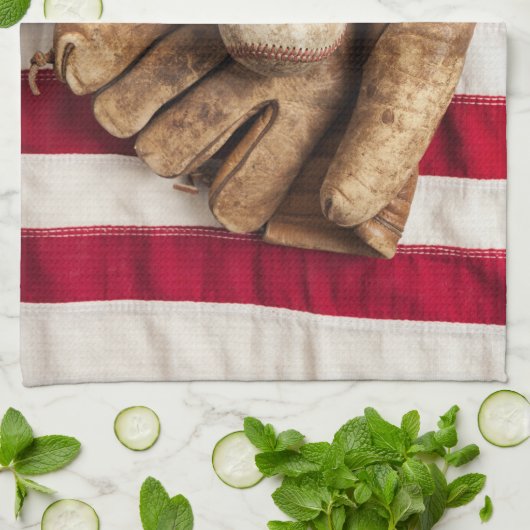 honkbal theedoek (Gevouwen)