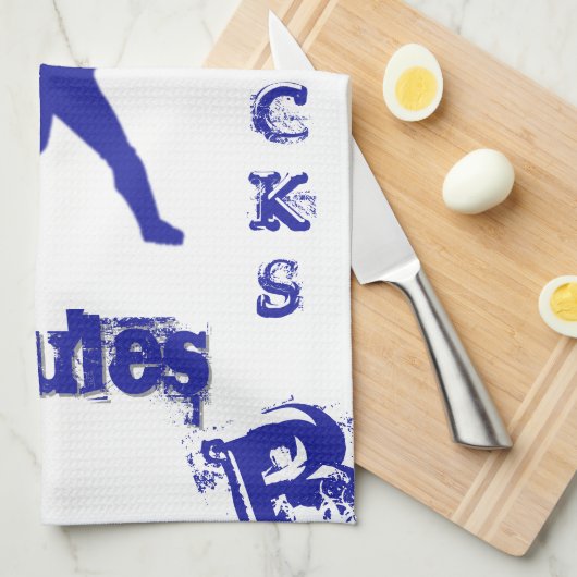 Honkbal Theedoek (Quarter Fold)