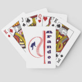 Honkbal Thema All-Star Sports Pokerkaarten (Achterkant)