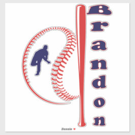 Honkbal Thema All-Star Sports Sticker