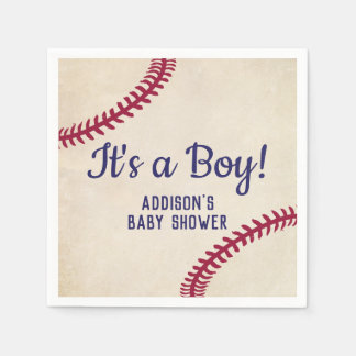Honkbal thema Baby shower servetten