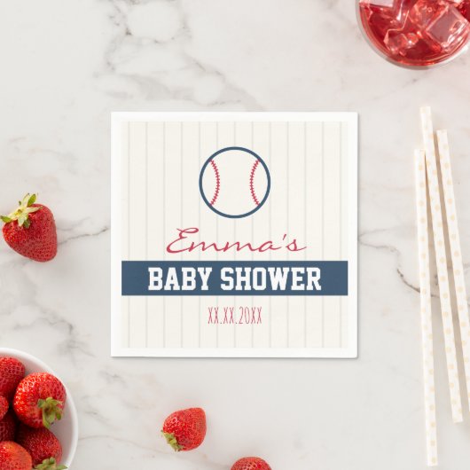 Honkbal thema Baby shower servetten (Insitu)